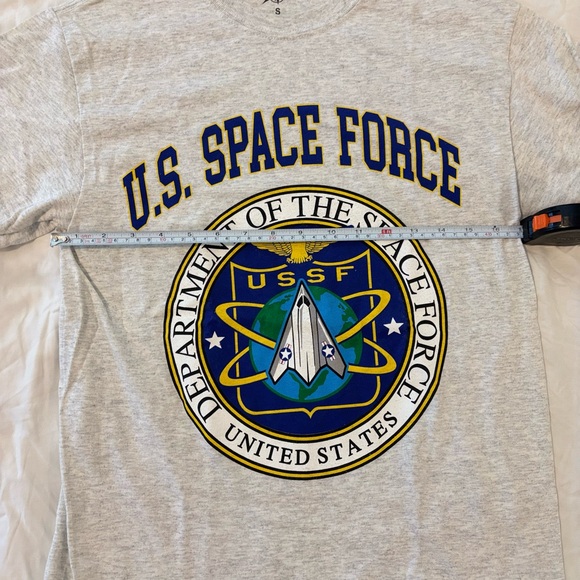 US SPACE FORCE T Shirt light Heather gray - Picture 4 of 5